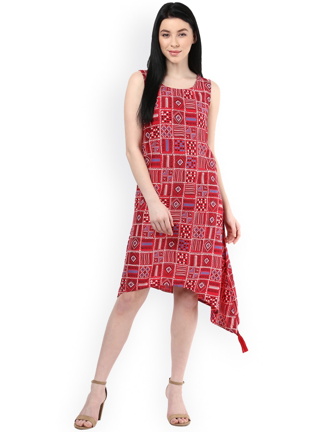 AKKRITI BY PANTALOONS Women Printed A-Line Dress