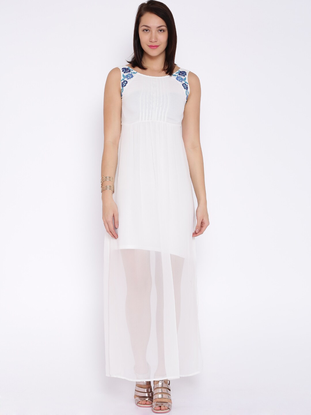 AND White Maxi Dress