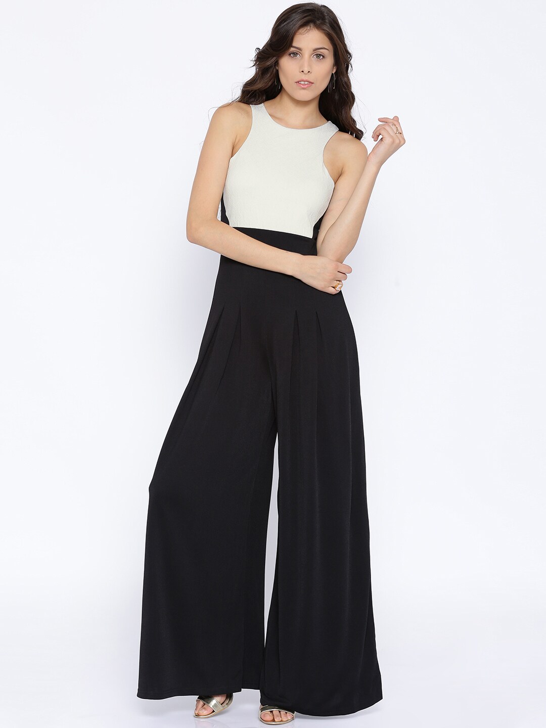 AND by Anita Dongre Black  White Jumpsuit