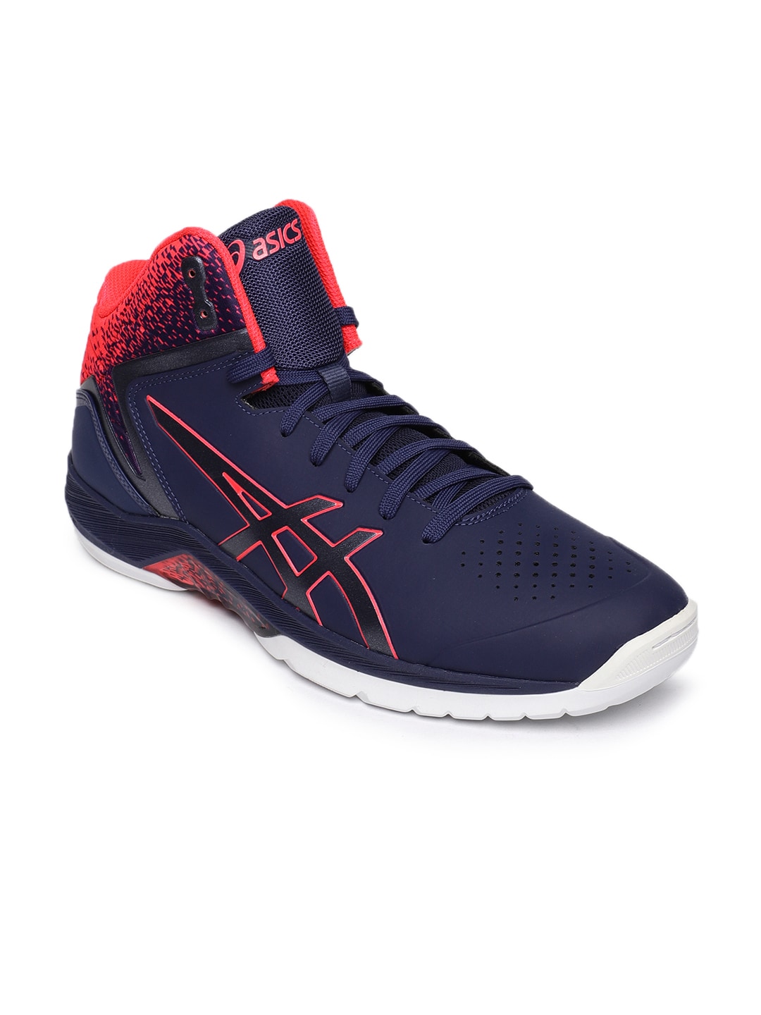 ASICS Men Navy Blue GELTRIFORCE 3 AWC Basketball Shoes