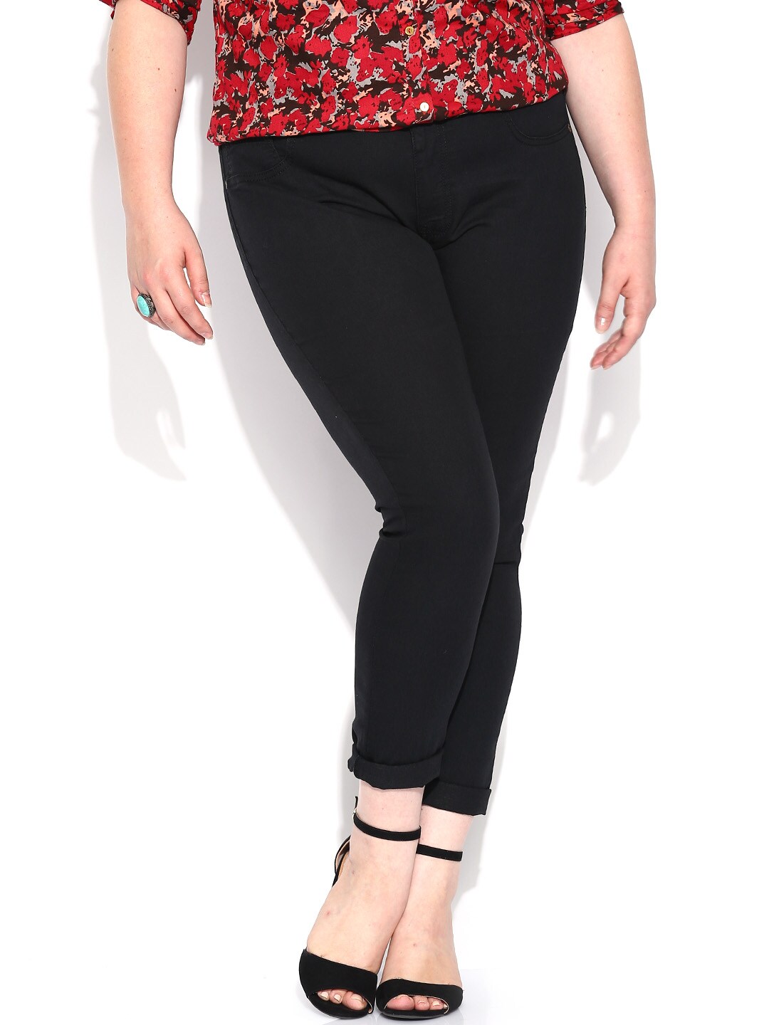 ALTOMODA by Pantaloons Plus Size Black Jeggings