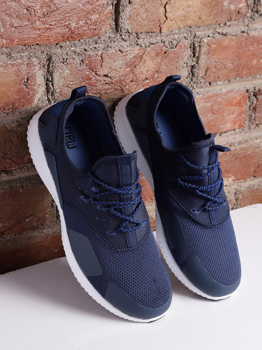 Crew STREET Men Navy Blue Running Shoes