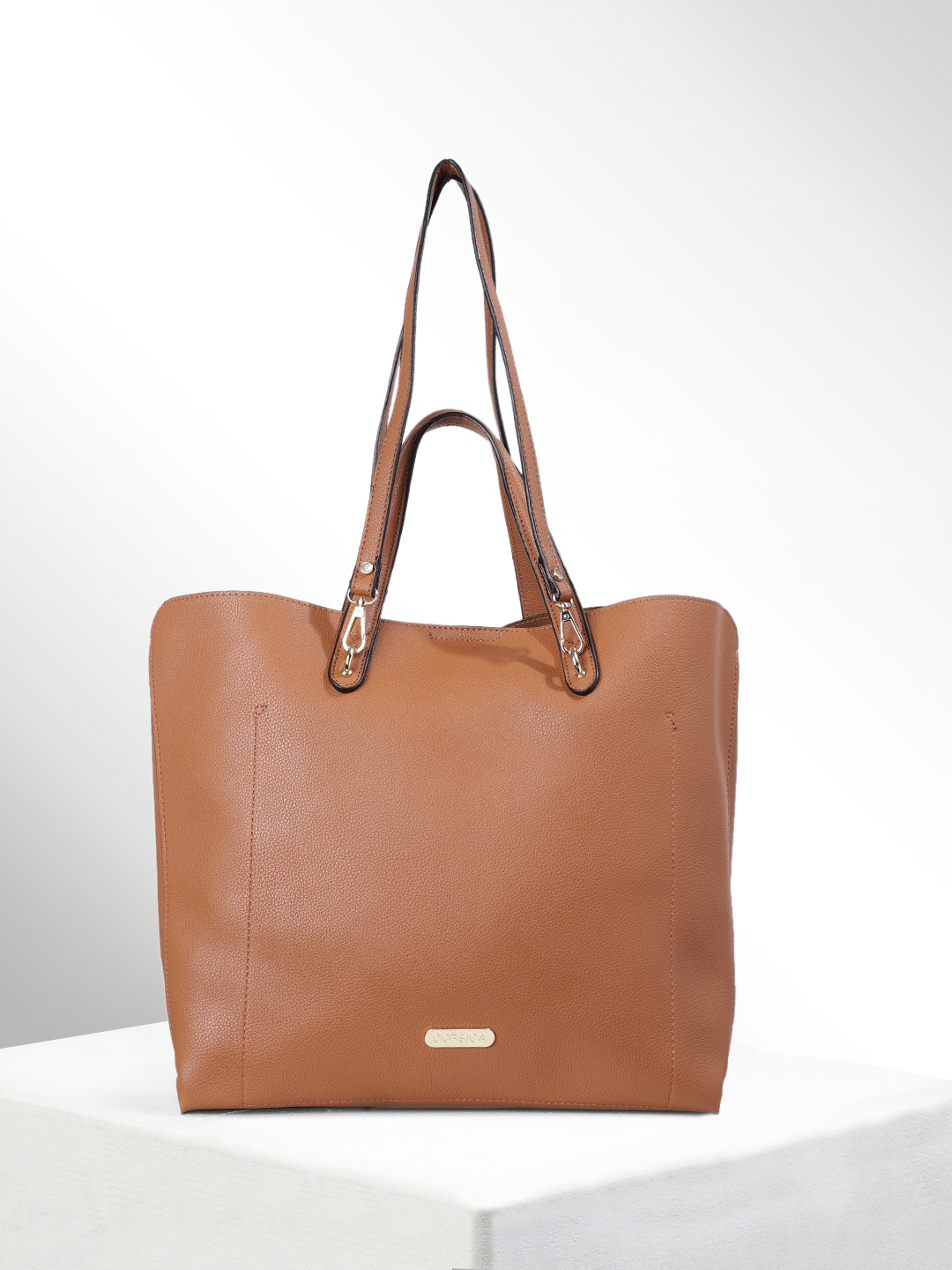 CORSICA Brown Solid Shoulder Bag