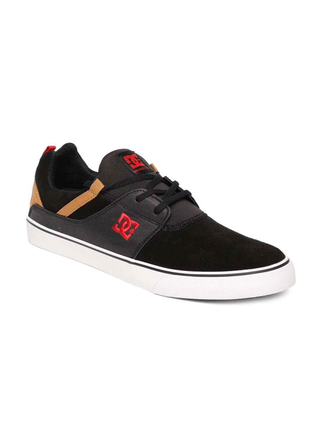 DC Men Black Suede Sneakers