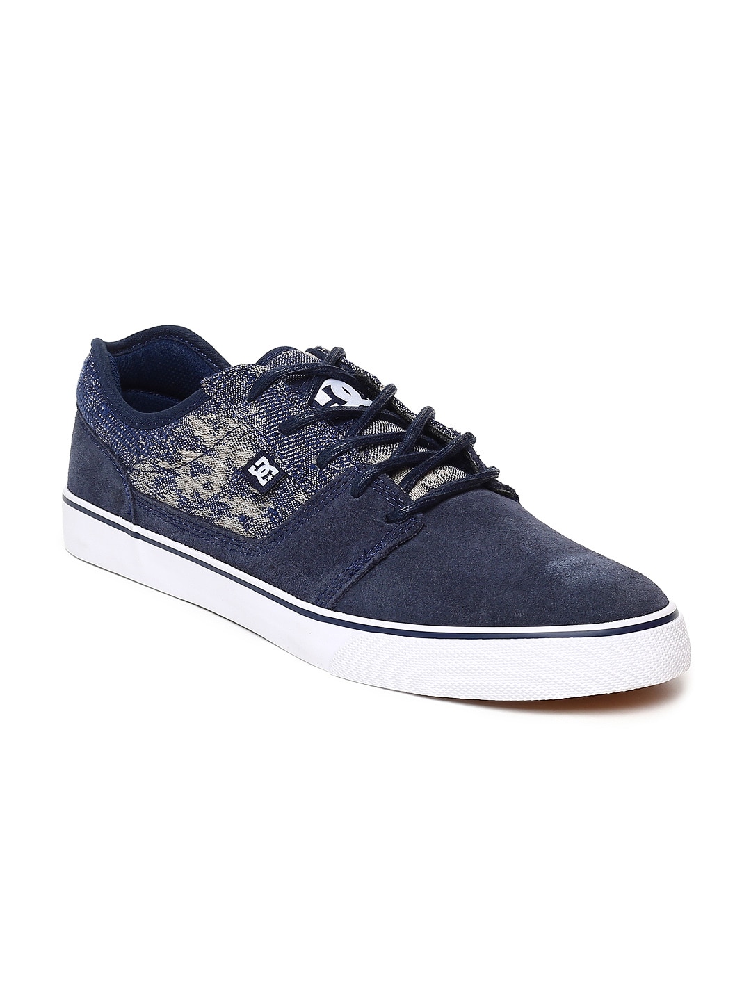 DC Men Navy Blue TONIK Suede Sneakers