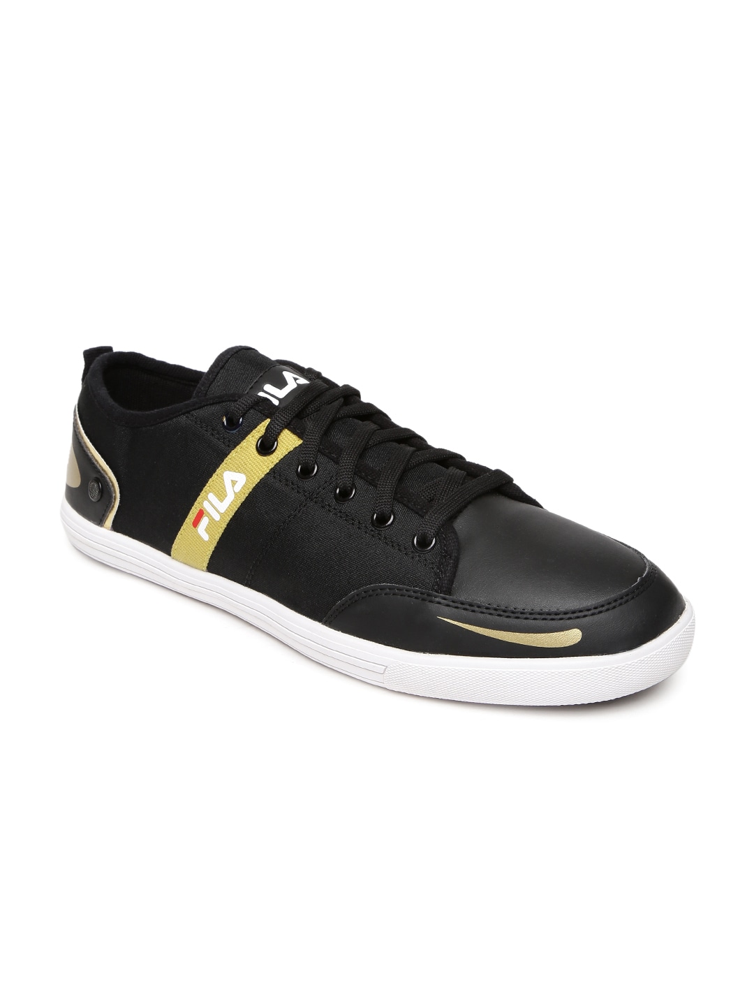 FILA Men Black Solid Regular Destroy IV Sneakers