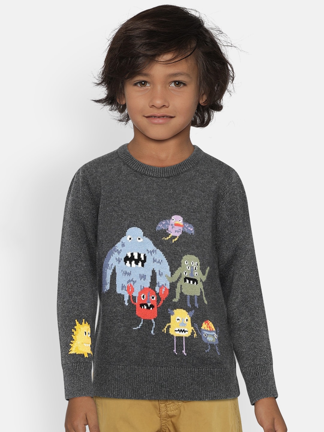 GAP Baby Boys Graphic Crewneck Sweater
