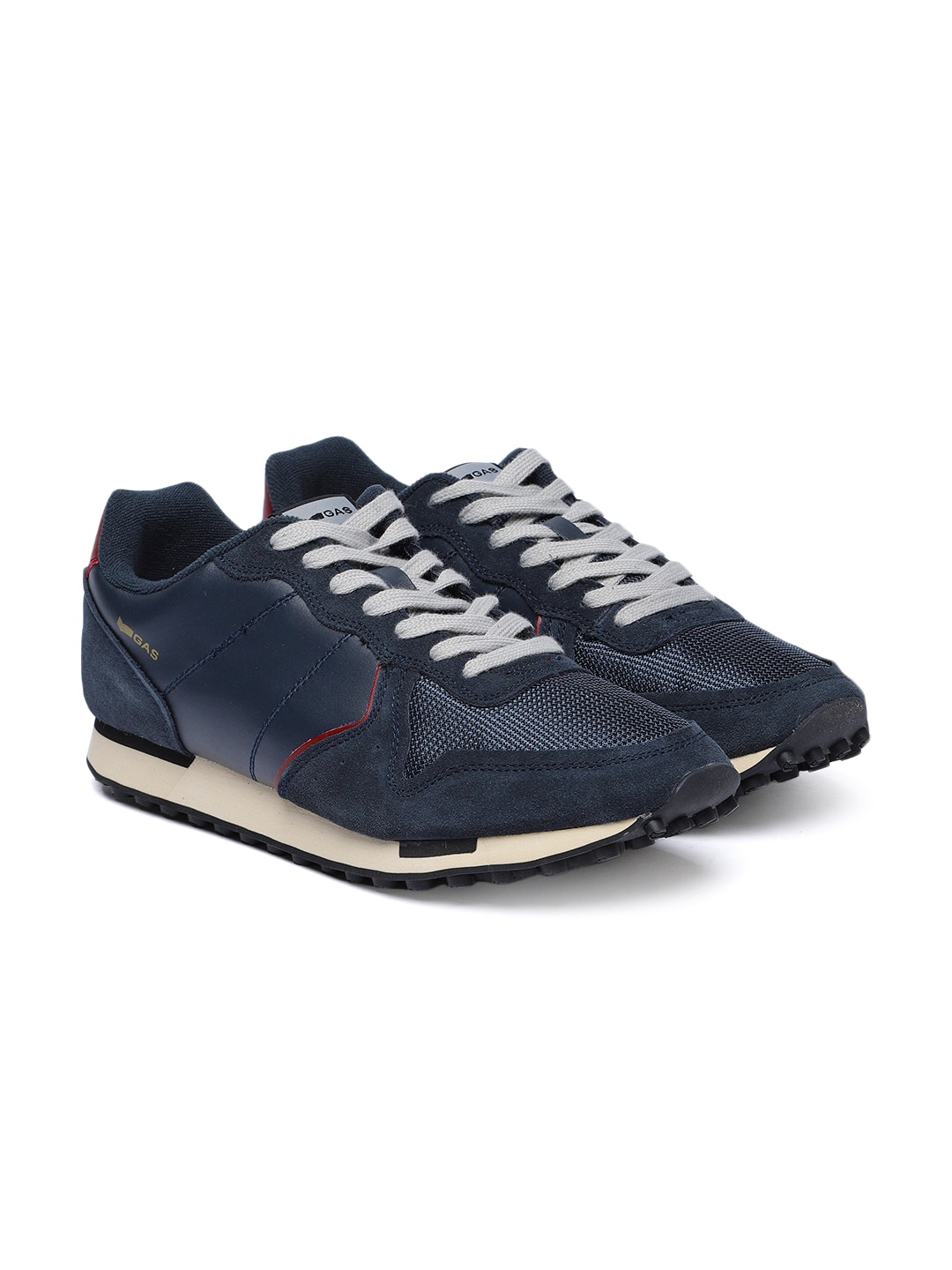 GAS Men Navy Blue Sneakers