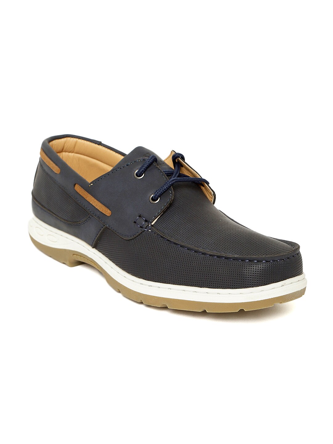 Harvard Men Navy Blue Derbys