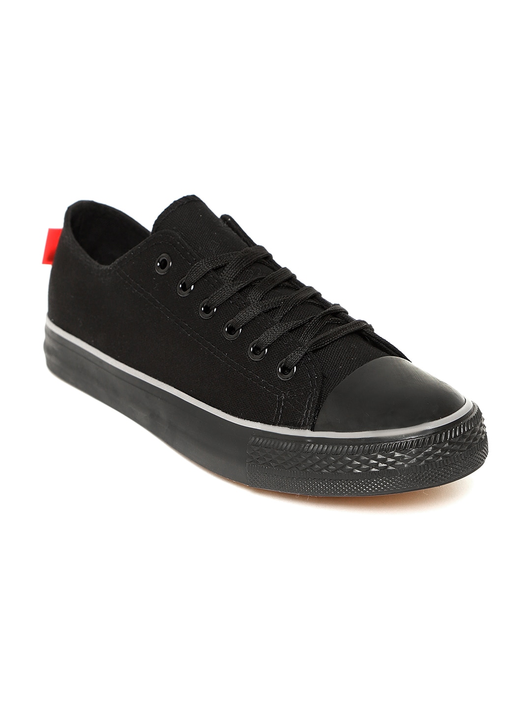 Harvard Men Black Sneakers