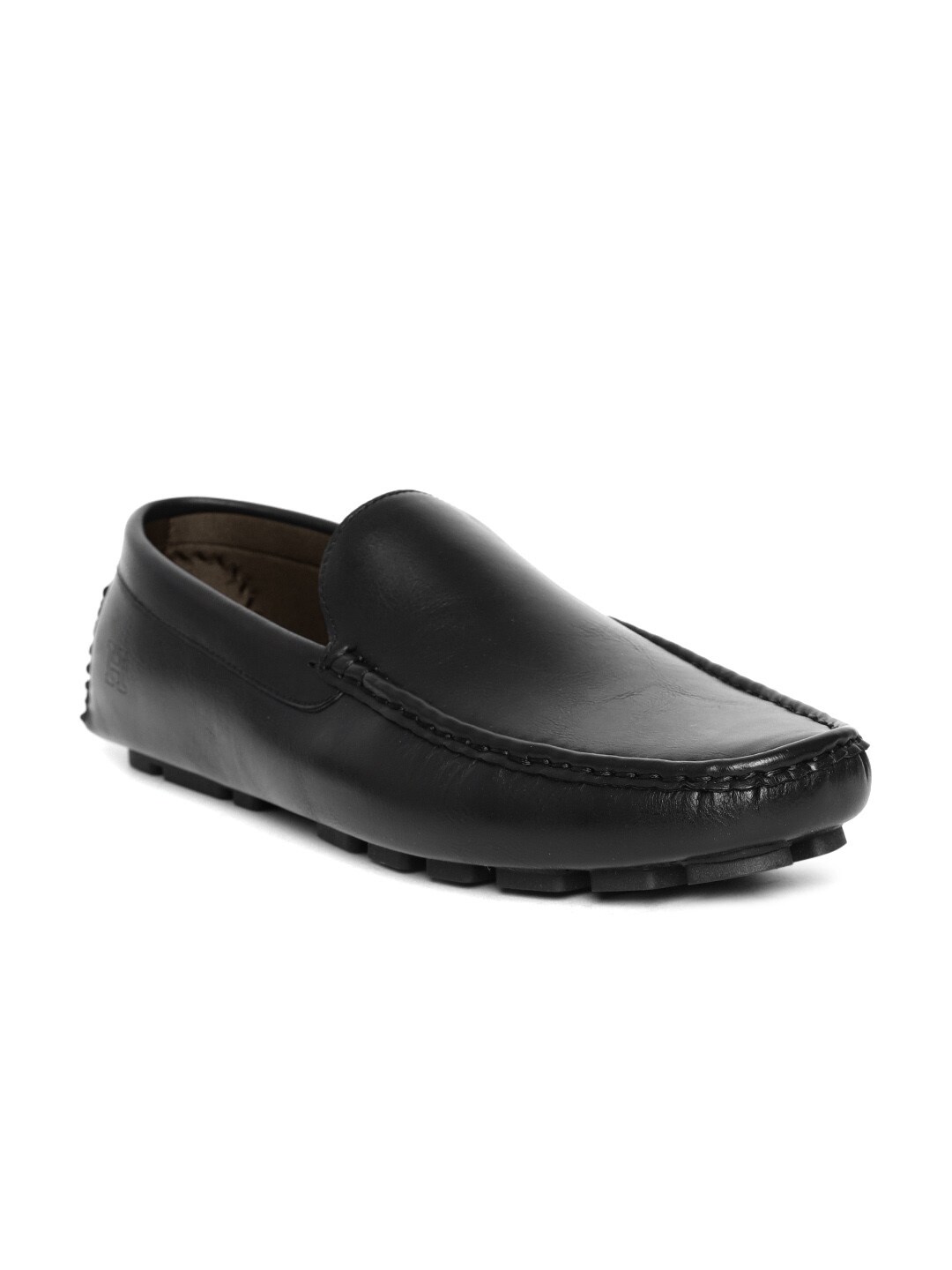 Harvard Men Black Driving Shoes