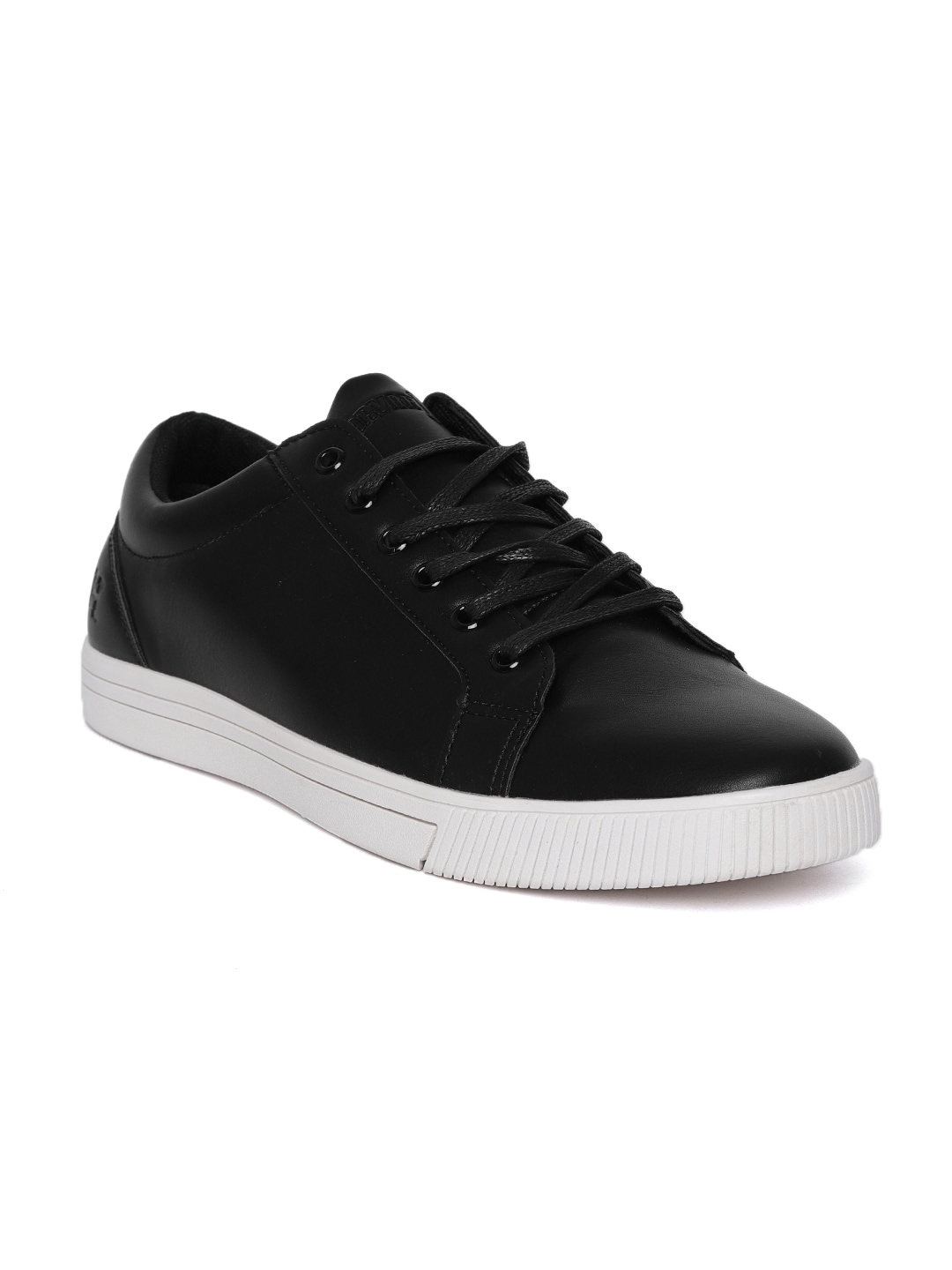 Harvard Men Black Sneakers