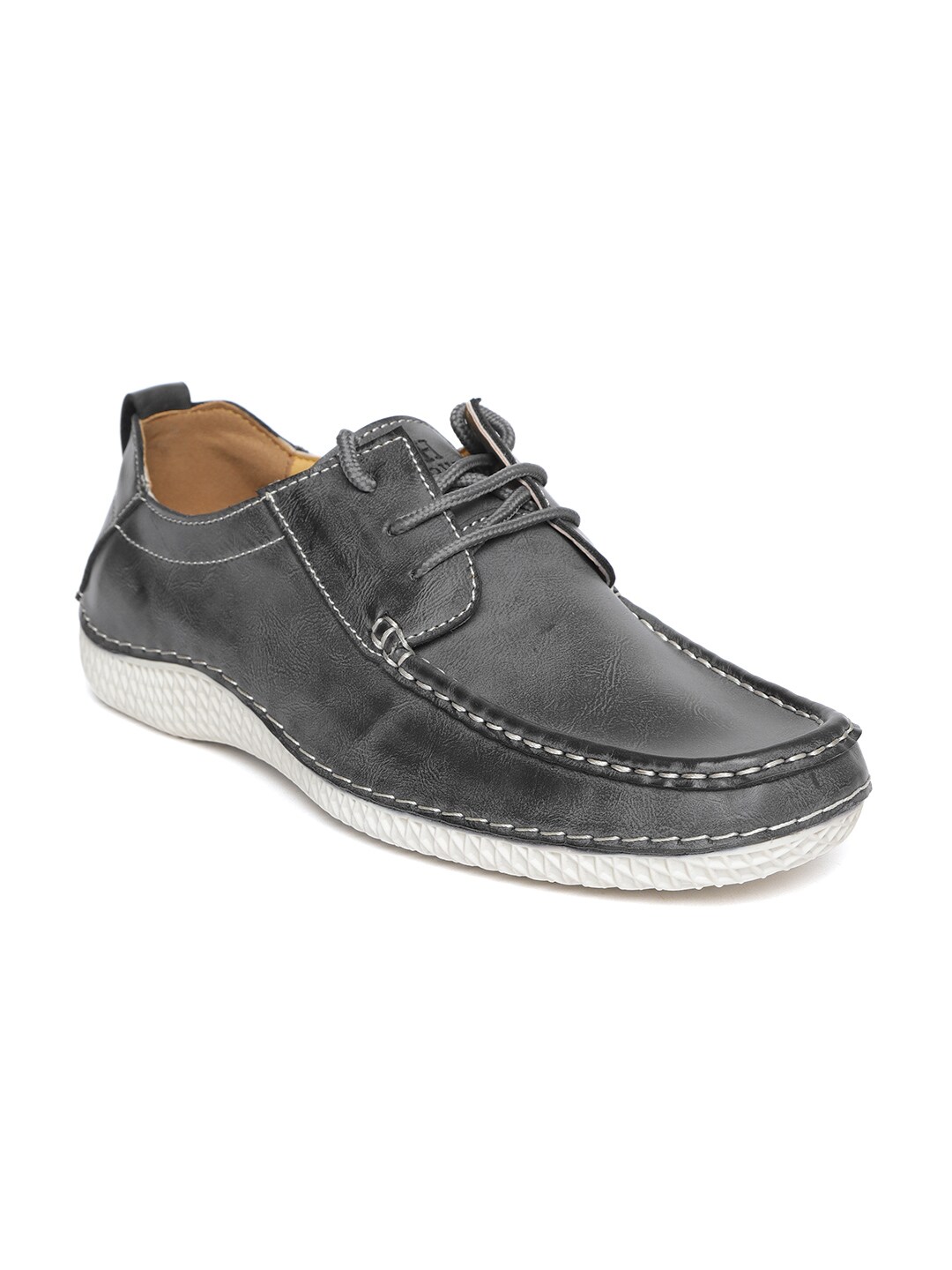 Harvard Men Charcoal Grey Derbys