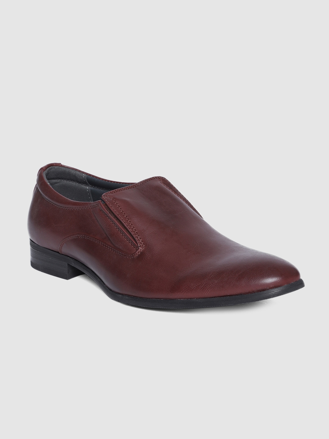 Harvard Men Burgundy Formal Slip-on Shoes