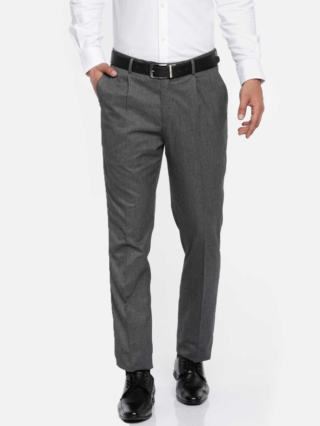 John Players Grey Formal Trousers