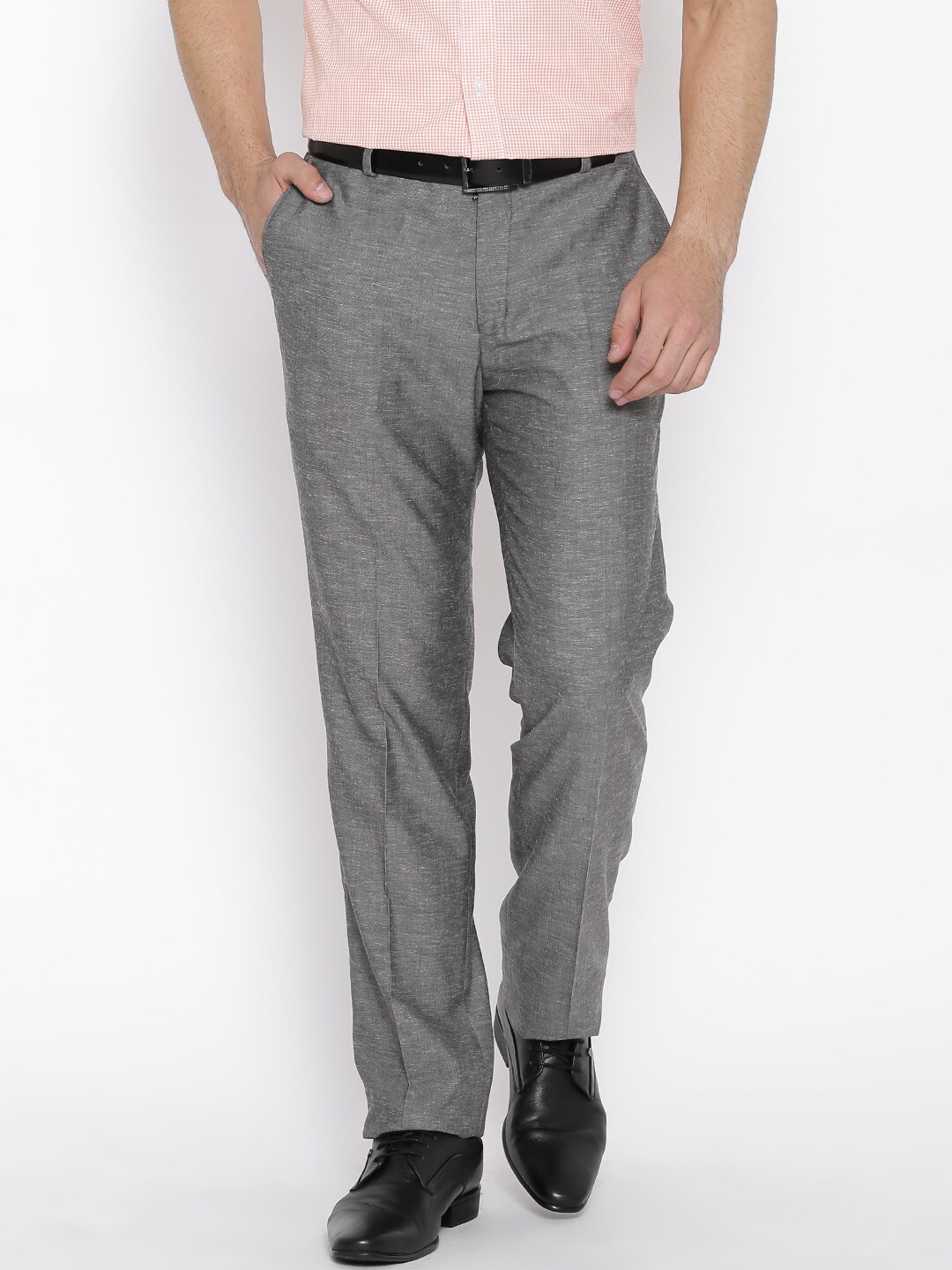 John Players Grey Formal Trousers