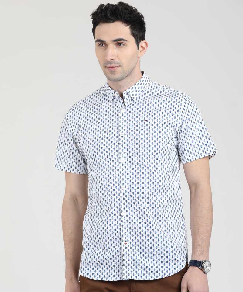 Tommy Hilfiger  Men Printed Casual Spread Shirt