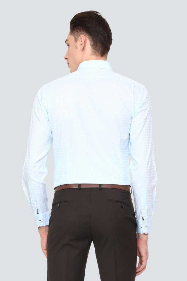 Osmose Technology Pvt. Ltd | Louis Philippe Men Checkered Formal Spread Shirt