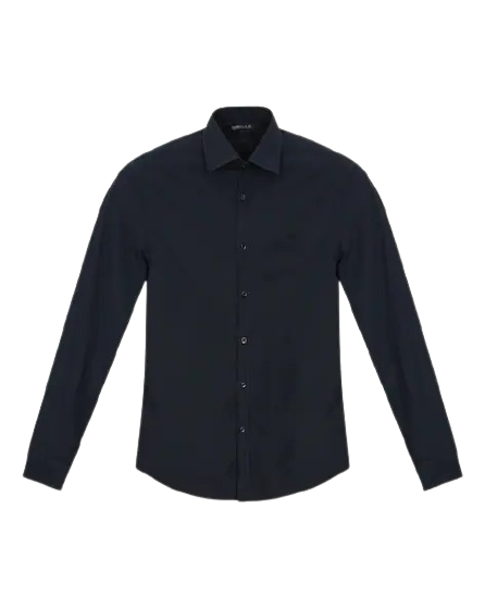 Navy Blue Regular Fit Casual Shirt