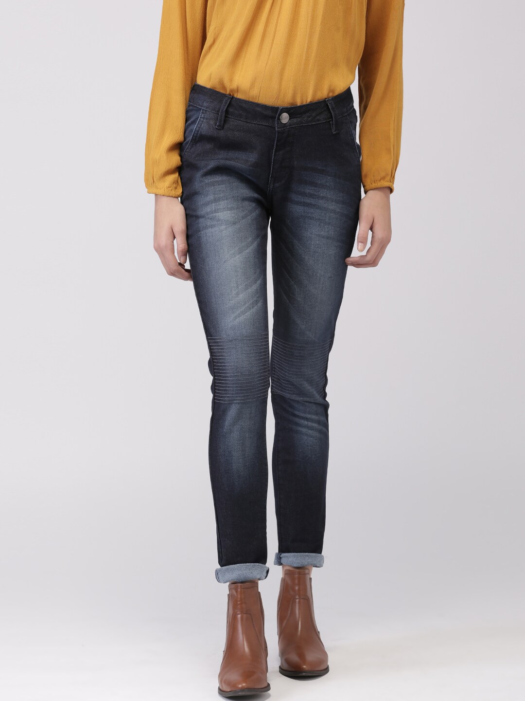 Ms.Taken by Kriti Sanon Women Blue Skinny Fit Mid-Rise Clean Look Jeans