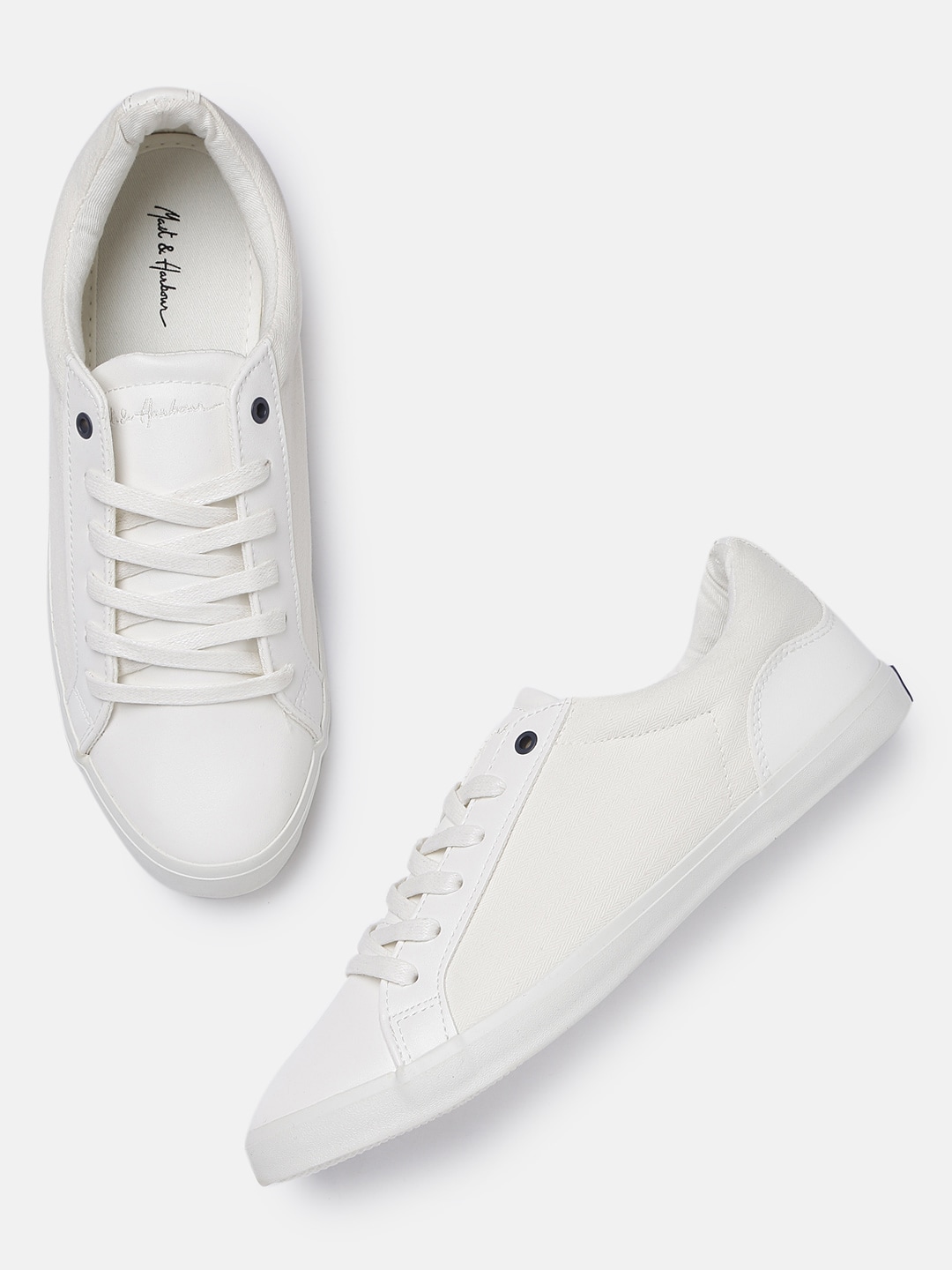 Mast  Harbour Men White Sneakers