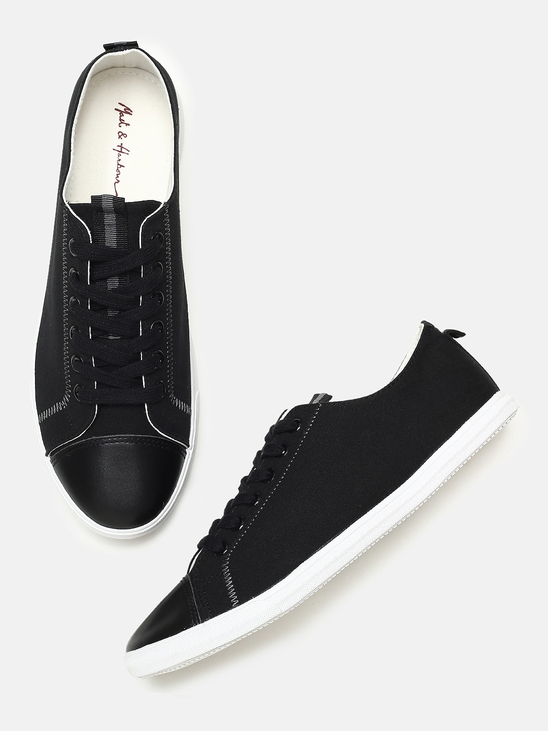 Mast  Harbour Men Black Sneakers