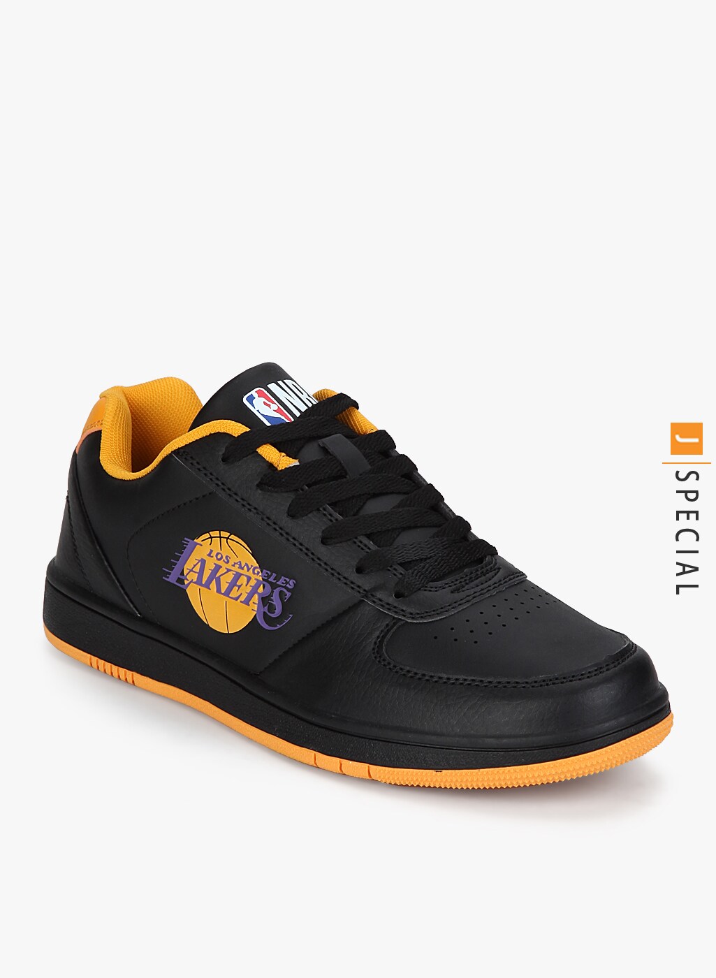 Los Angeles Lakers Black Sneakers