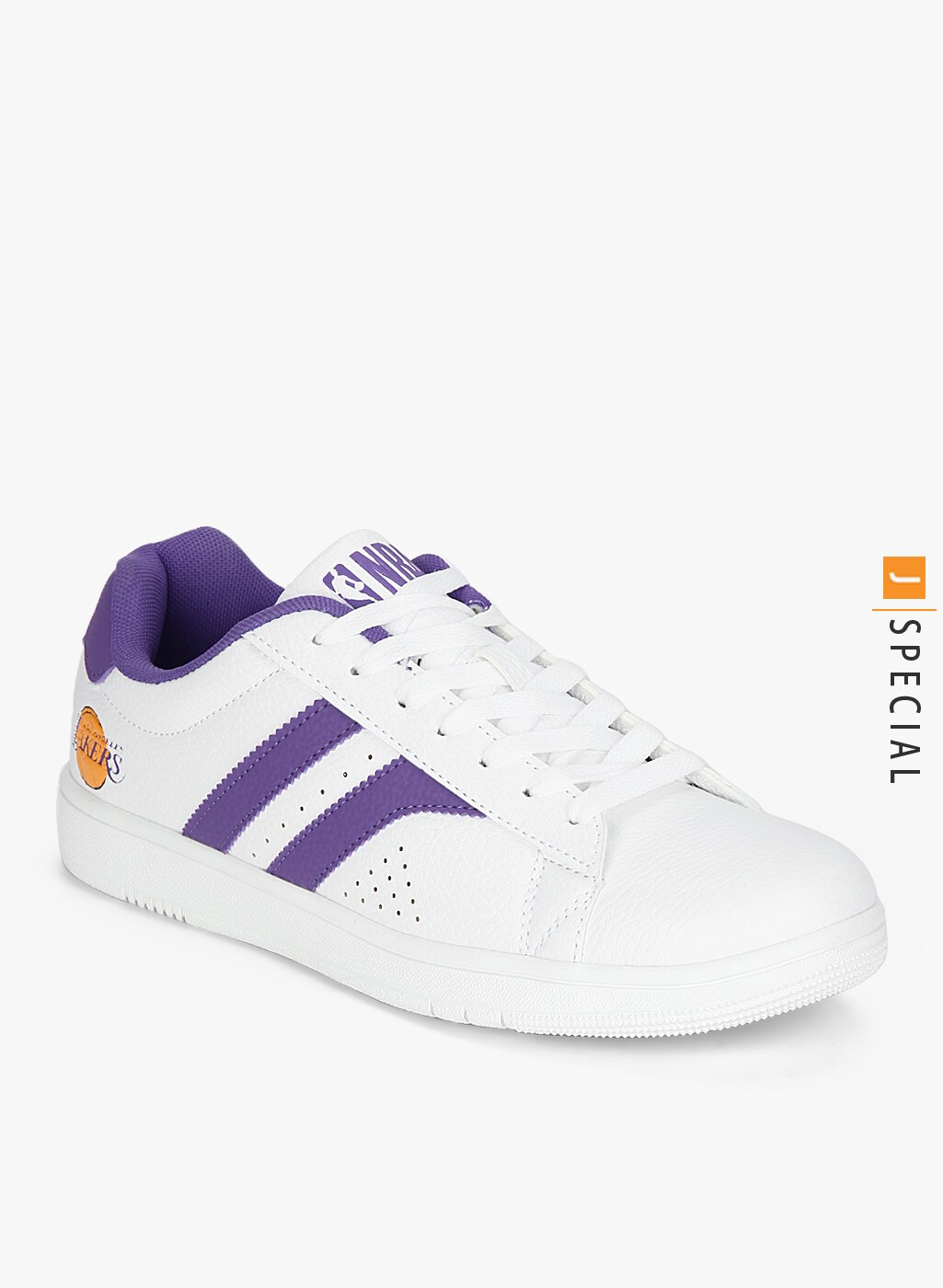 Los Angeles Lakers White Sneakers