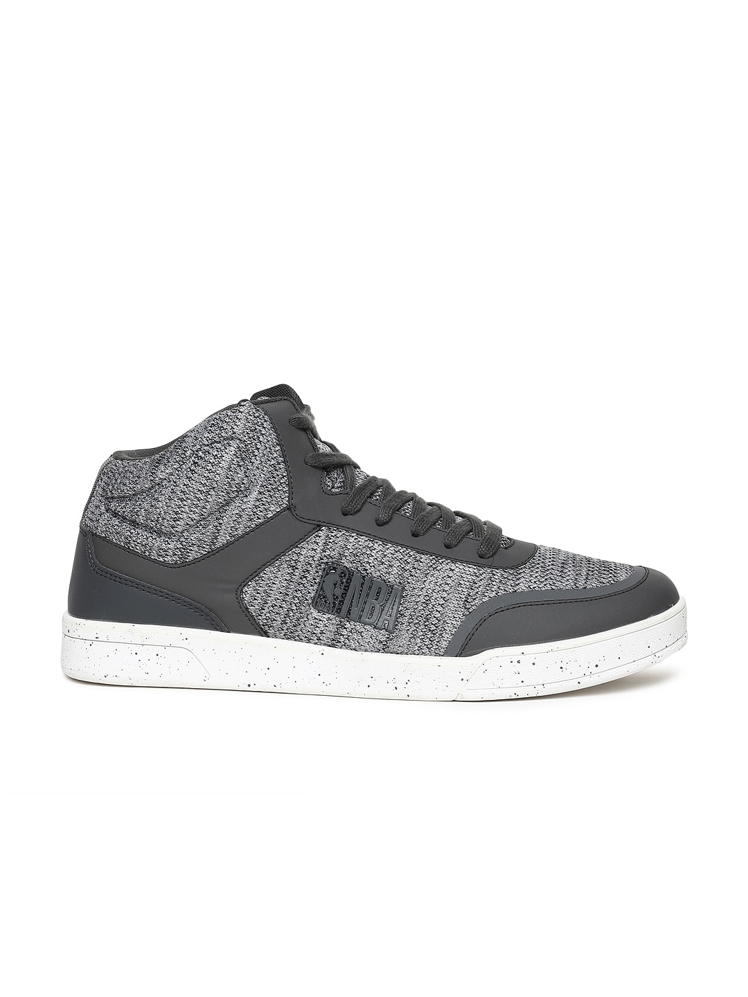 NBA Men Sacramento Kings Grey Sneakers