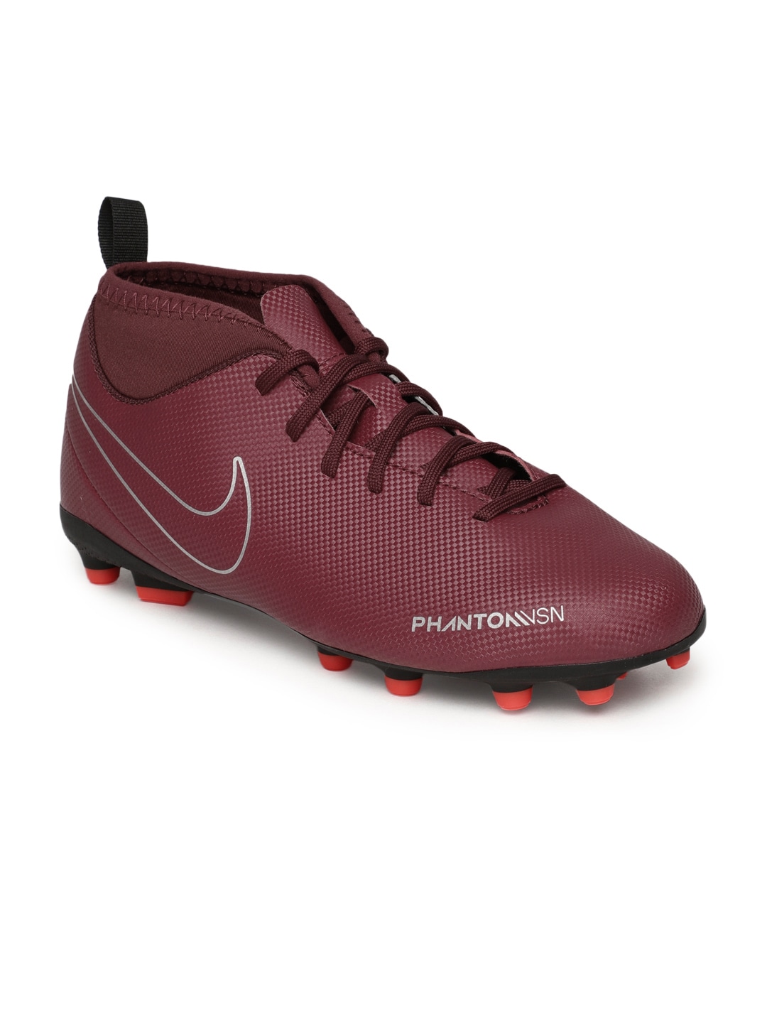 Nike Kids Maroon JR OBRA 3 CLUB DF MG Football Shoes