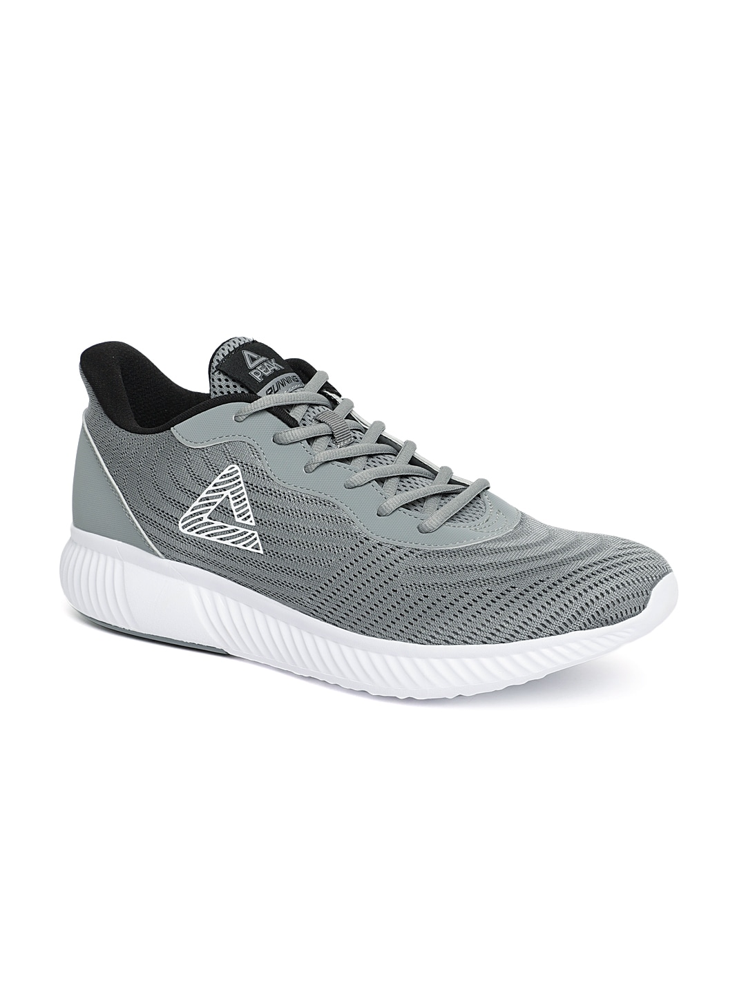 PEAK Men Grey Running Shoes