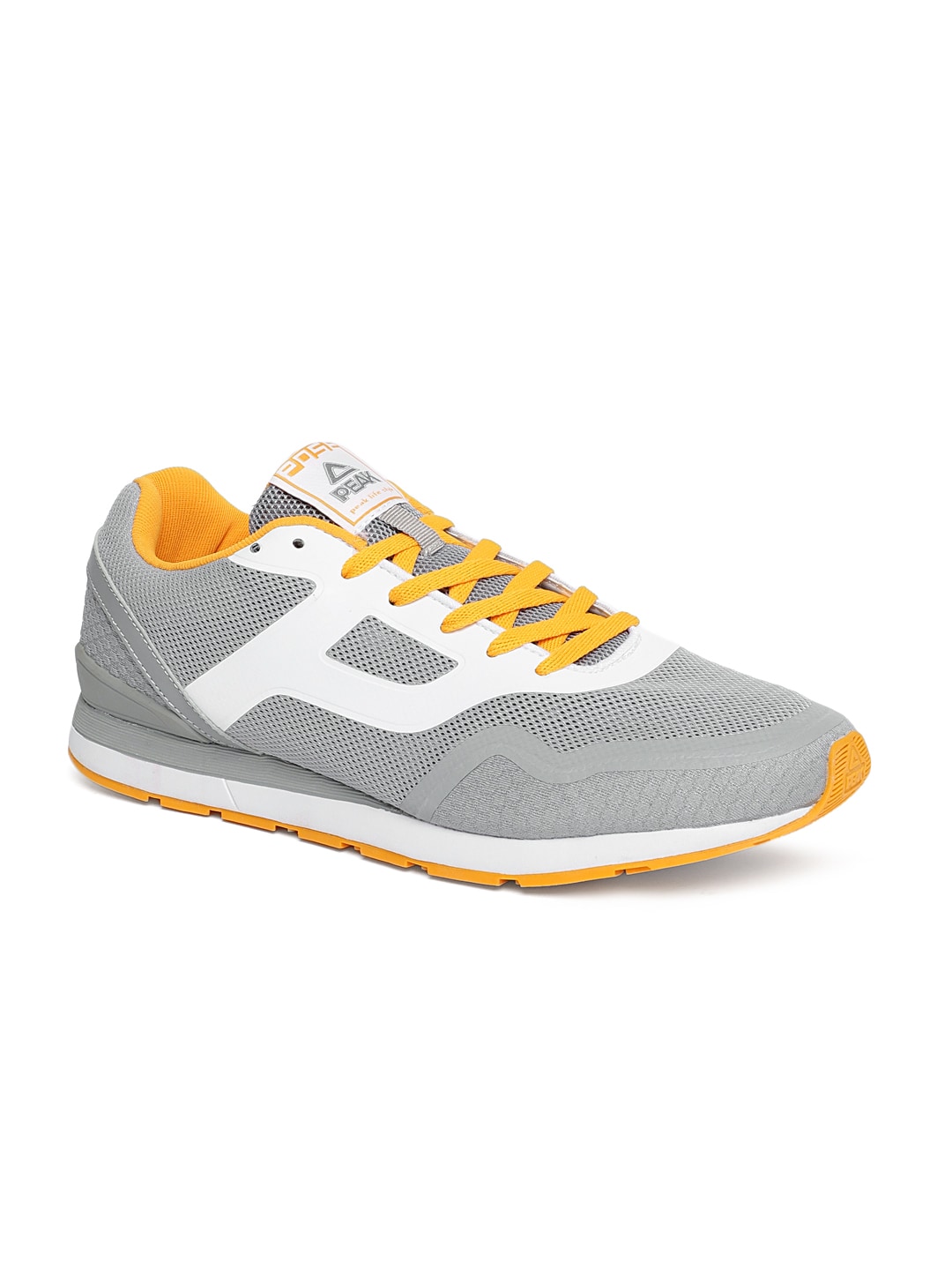 PEAK Men Grey Running Shoes