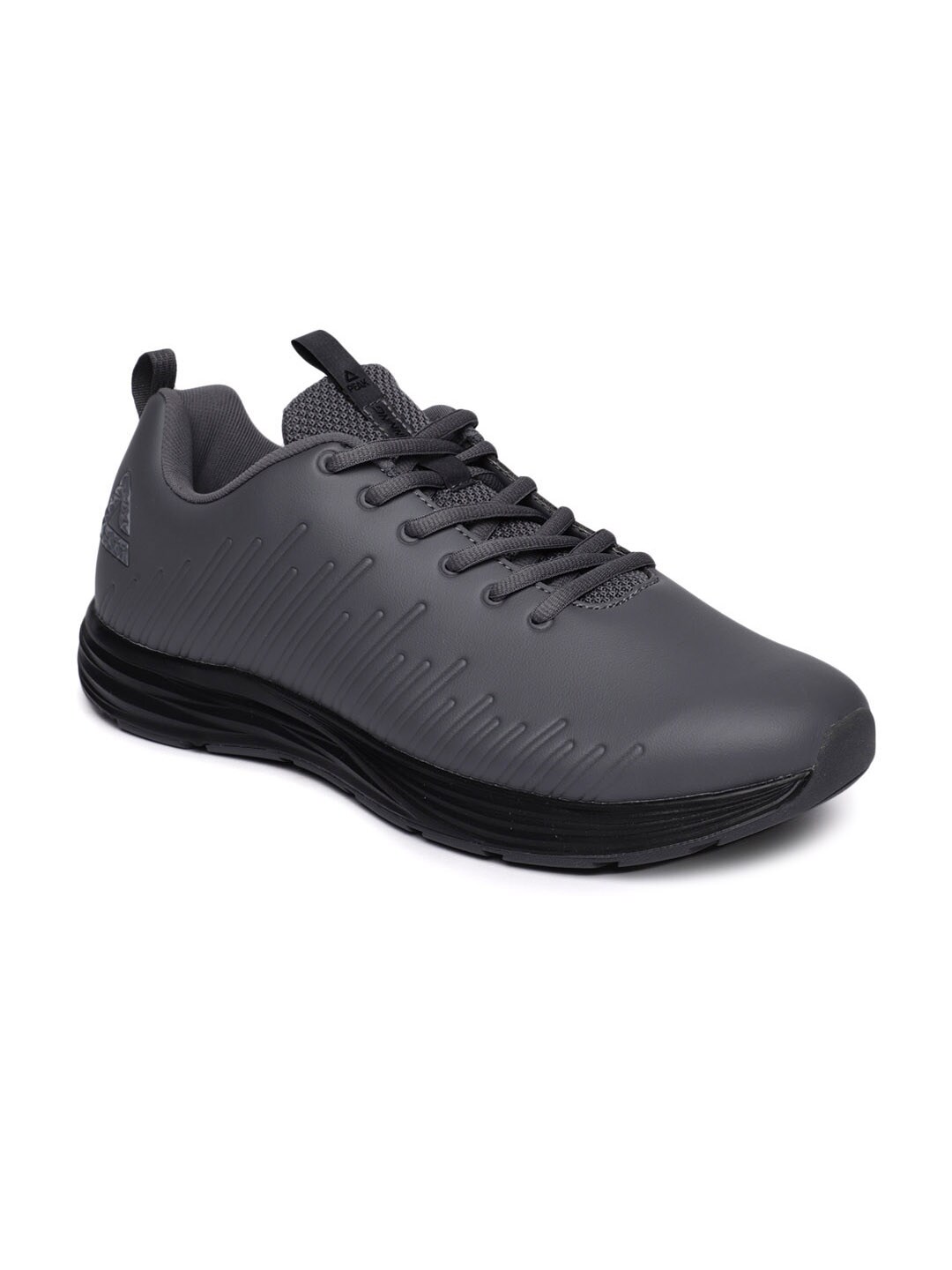 PEAK Men Grey Solid Running Shoes