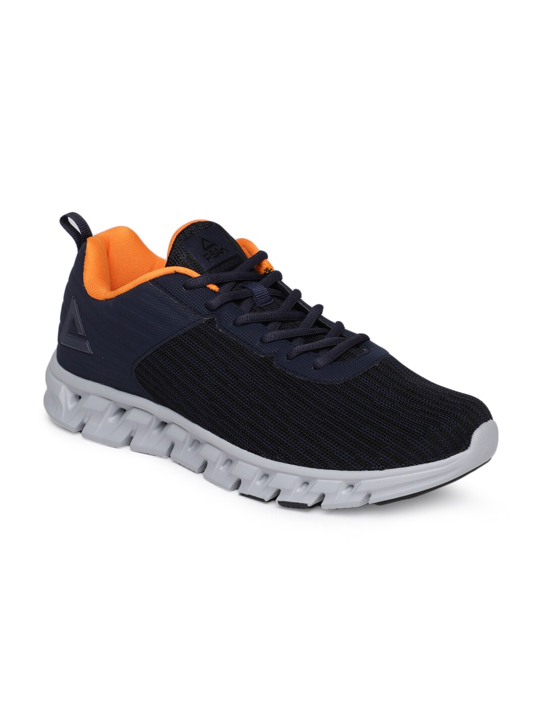 PEAK Men Navy Blue Running Shoes