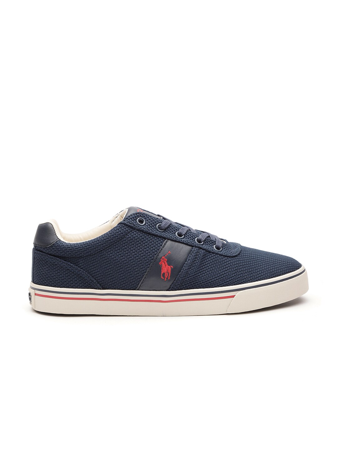 Polo Ralph Lauren Men Navy Blue Solid Sneakers