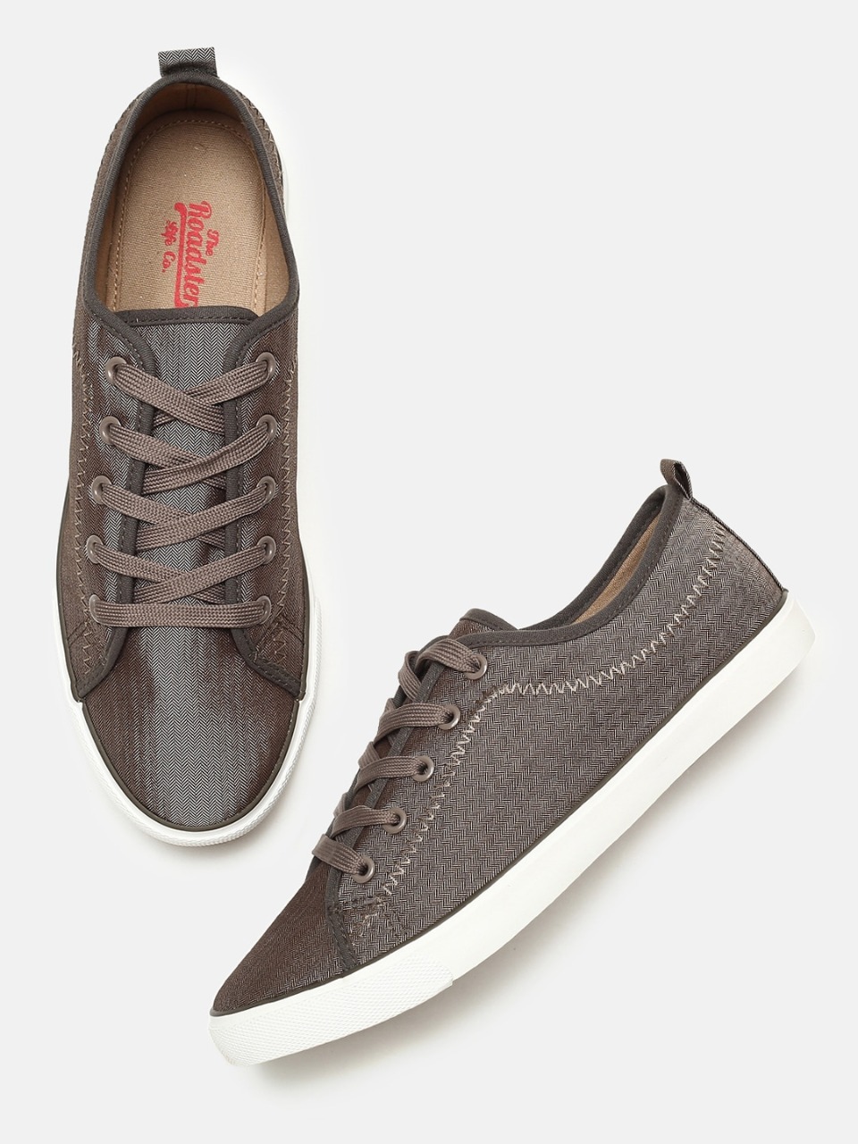 Roadster Men Brown Sneakers