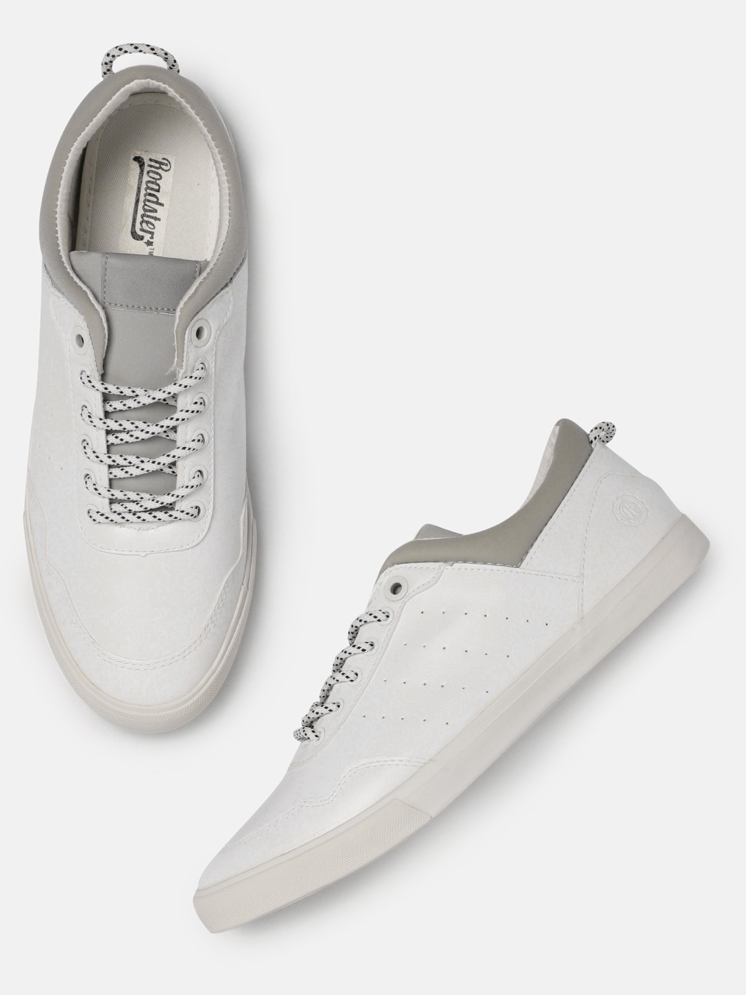 Roadster Men White Sneakers