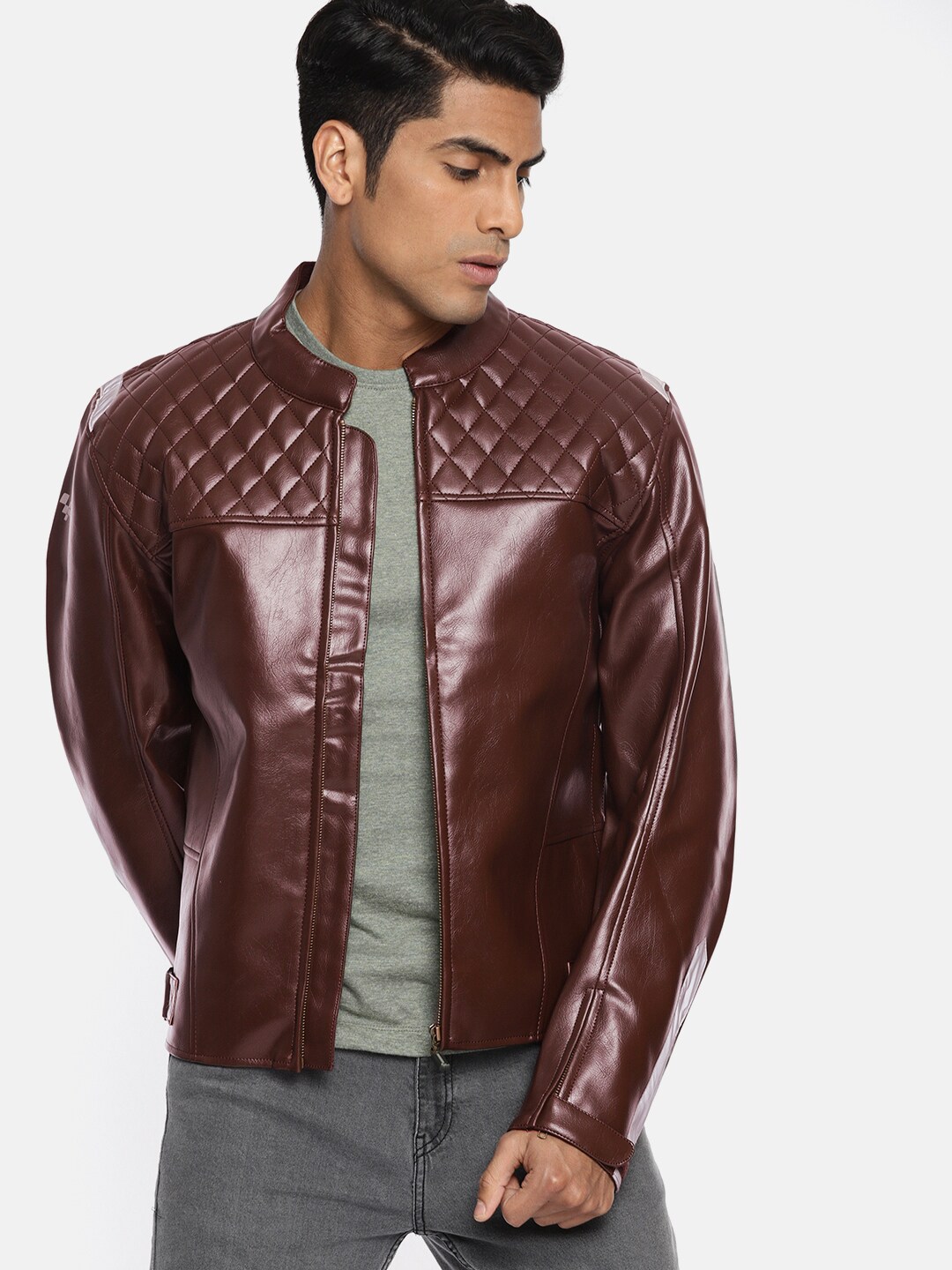 RDSTR Brown MotoGP Biker Jacket