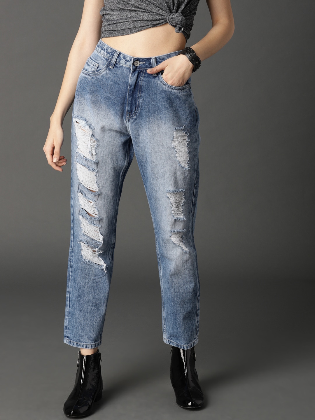 Latest Roadster Baggy & Wide-Leg Jeans arrivals - Women - 25 products |  FASHIOLA INDIA