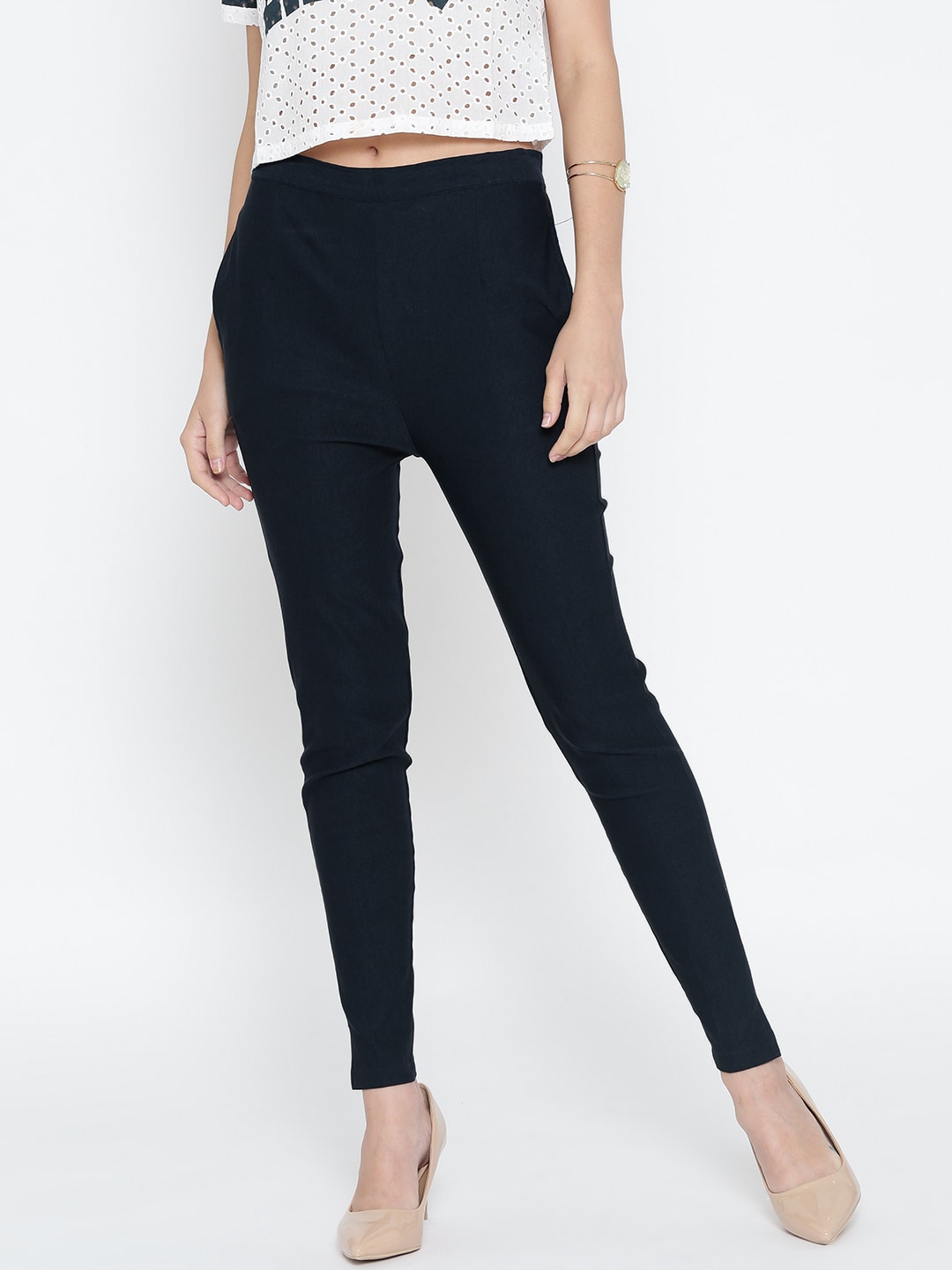 Sabhyata Women Navy Trousers