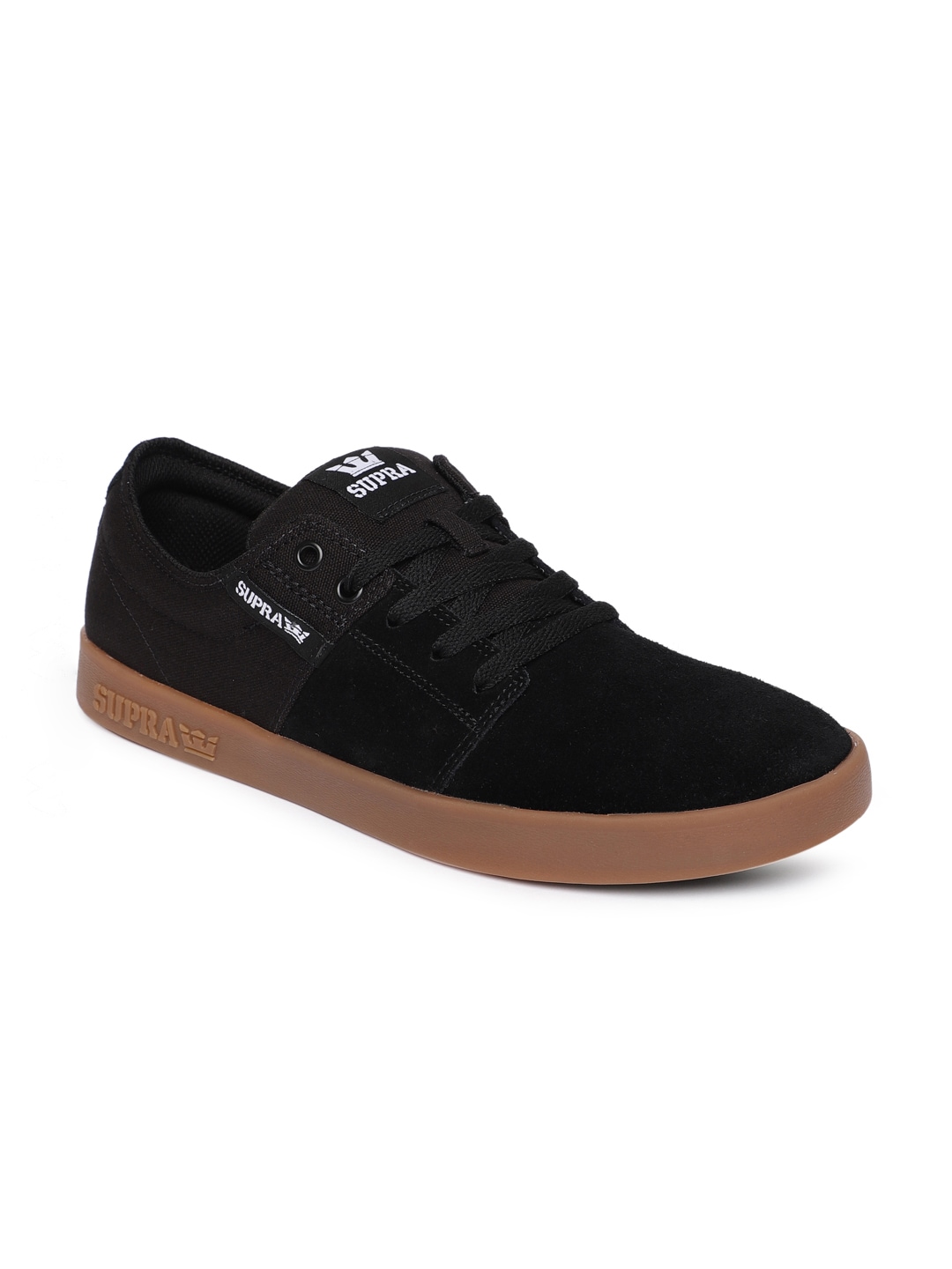 Supra Men Black STACKS II Suede Sneakers