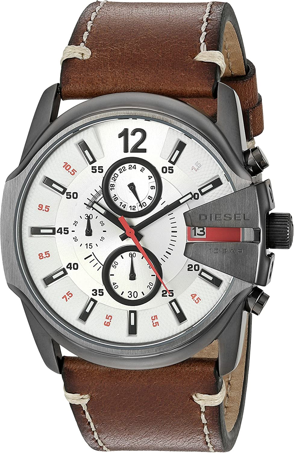 DieseI Analog Silver Dial Men's Watch