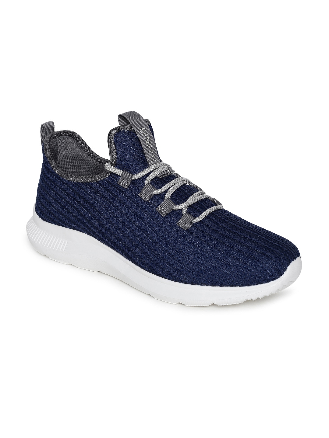 United Colors of Benetton Men Navy Blue Sneakers