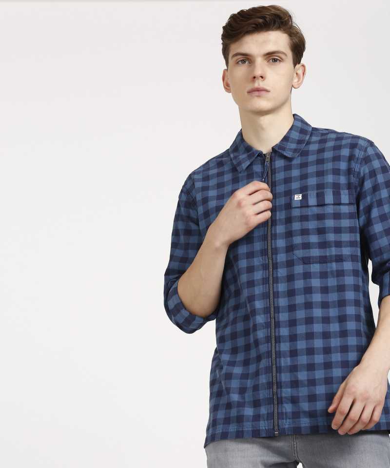 Tommy Hilfiger  Men Checkered Casual Button Down Shirt