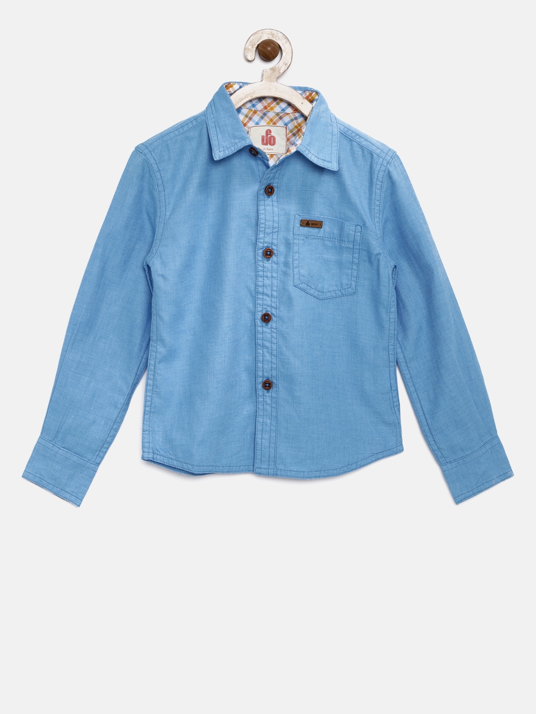 UFO Boys Blue Casual Shirt