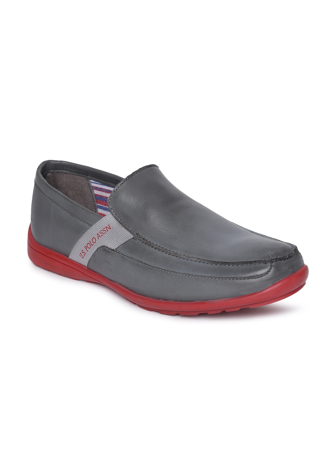 U.S. Polo Assn. Men METIS Grey Slip-On Sneakers