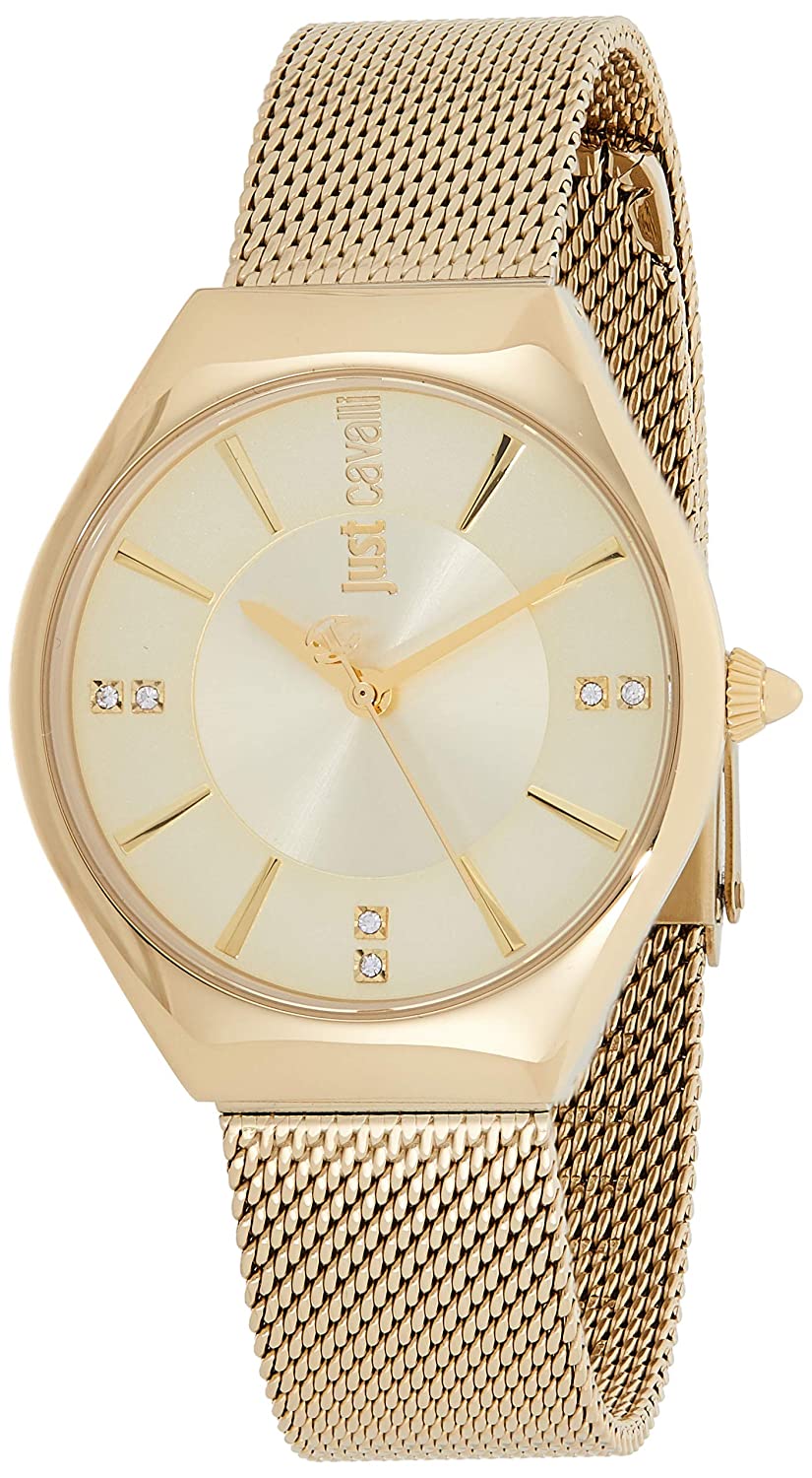 Just Cavalli Analog Champagne Dial Women's Watch