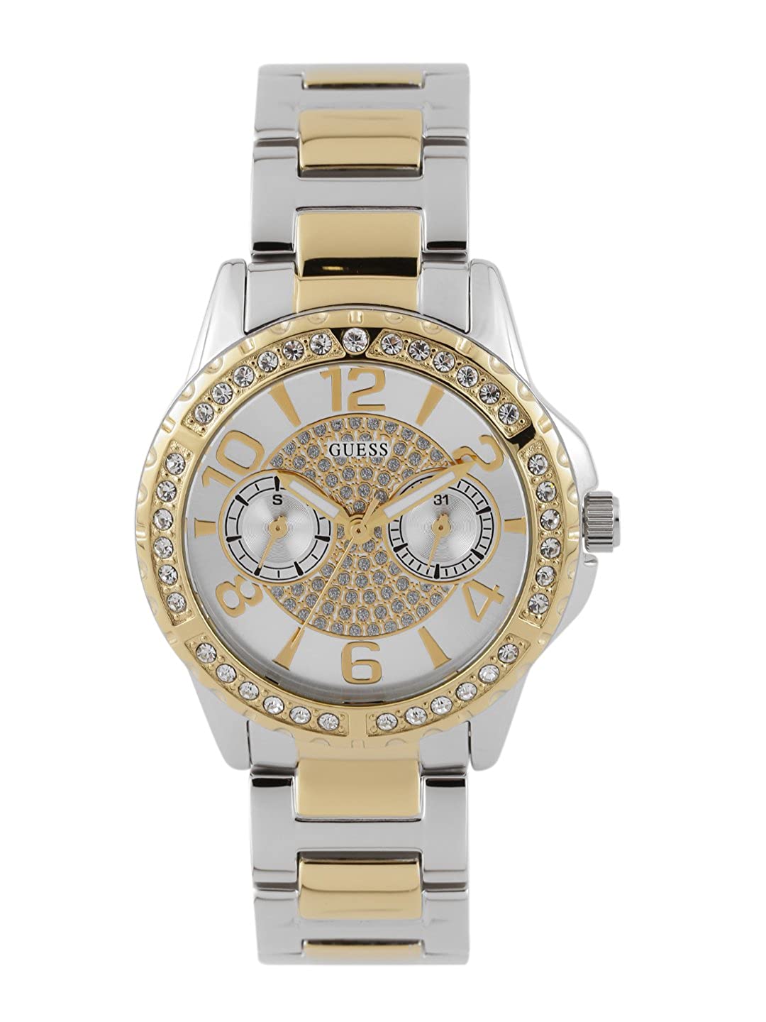 Guess Sassy Silver Dial Multi-Function Women's Watch