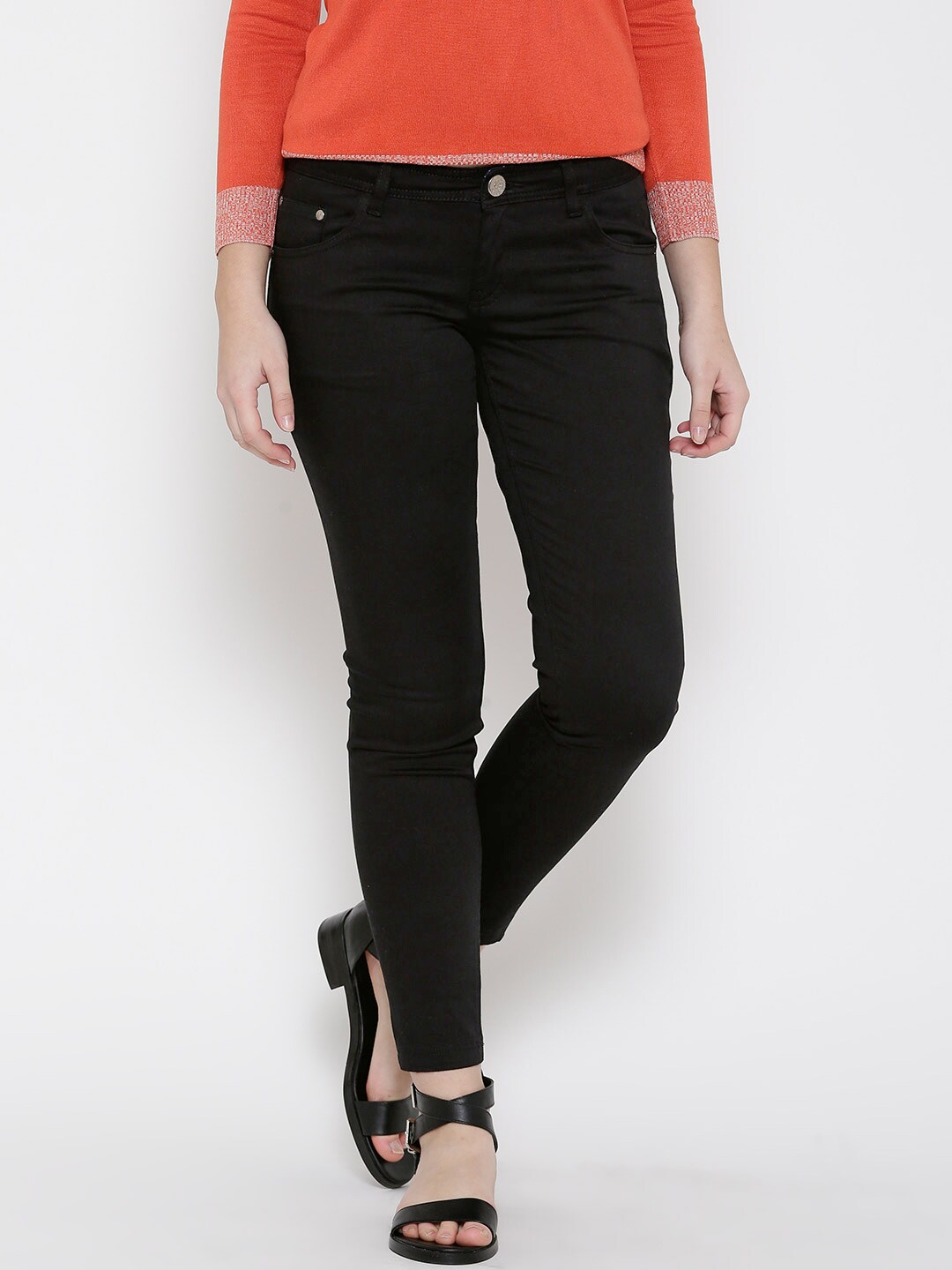 Buy Code by Lifestyle Coral Mid Rise Pants for Women Online  Tata CLiQ