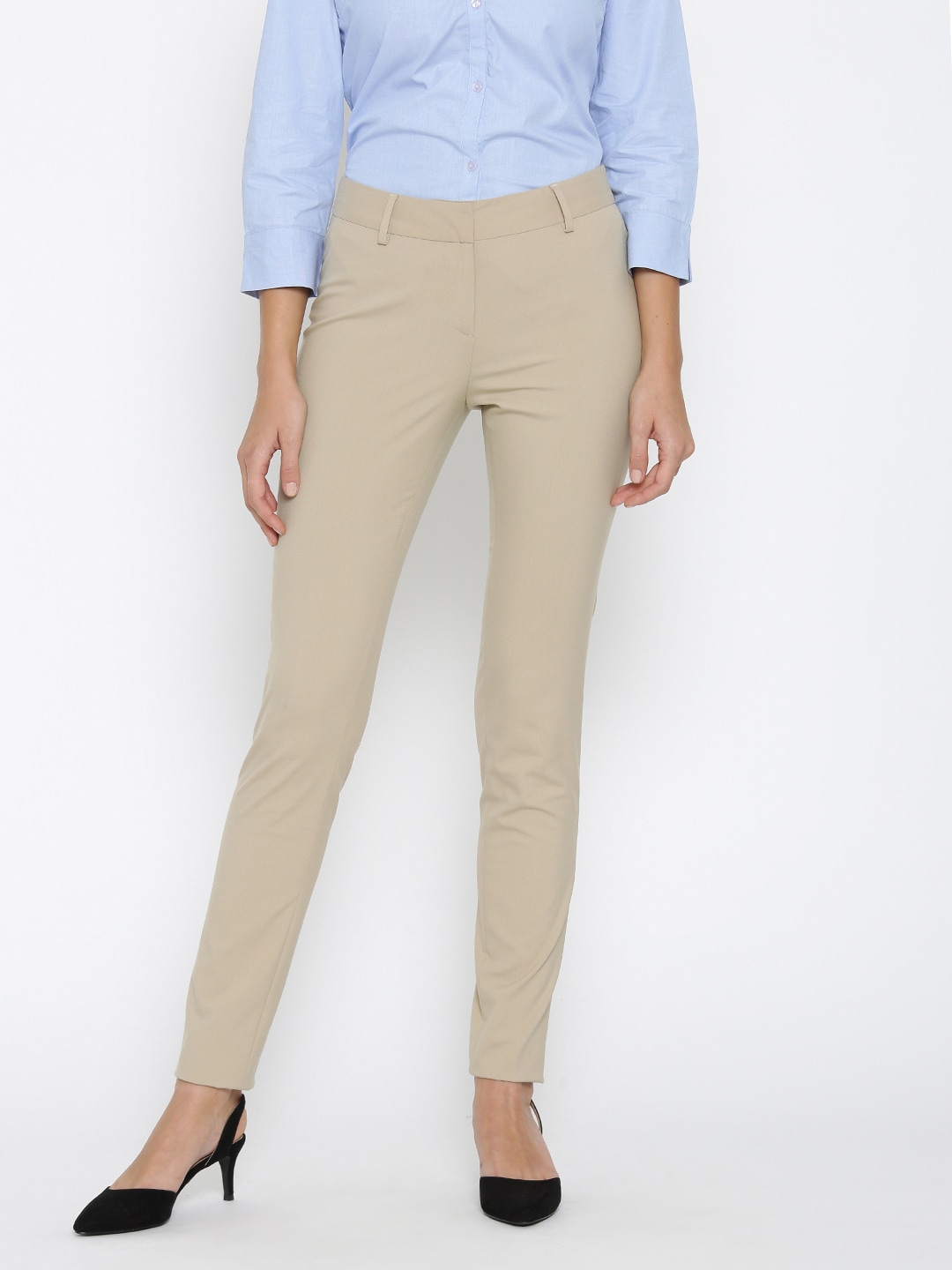 Buy Grey Trousers & Pants for Women by Park Avenue Women Online | Ajio.com